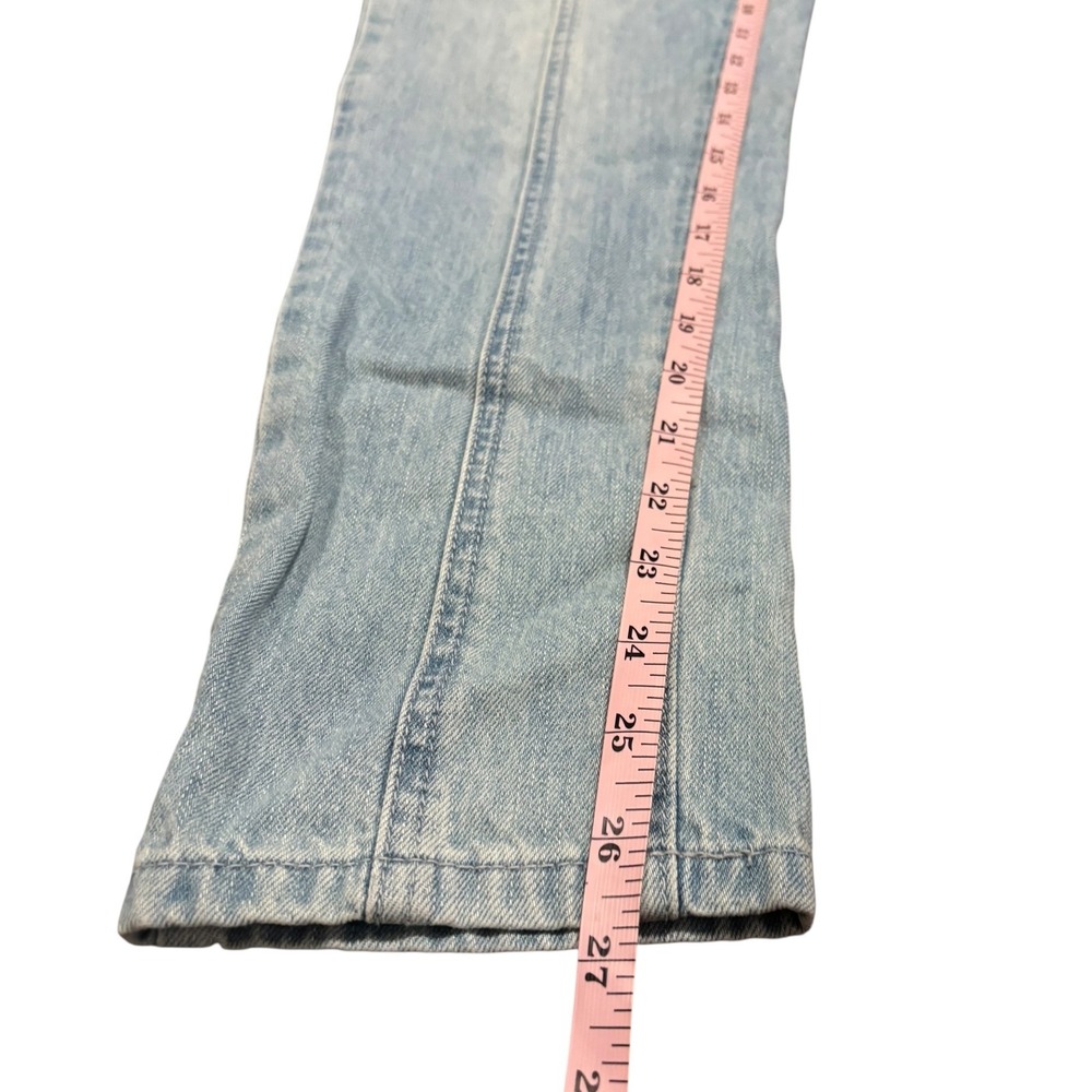 Blank NYC Womens Size 25 Light Wash High Rise Paper Bag Waist Jeans NWOT - Picture 10 of 11